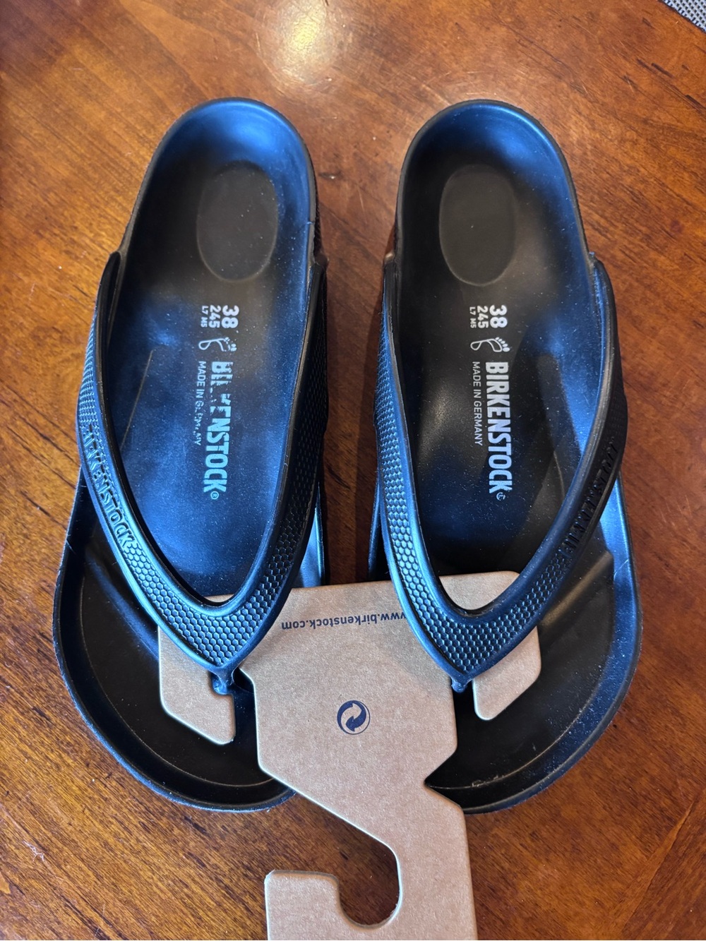 Birkenstock Women's Black EVA Thong Sandals